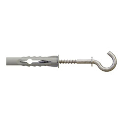 Kołek rozpor uniwersalny z hakiem sufit 8/4,5x83 nylon blister (4) 1/12/72 STALCO BKUHS08083