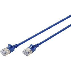 Digitus DK-1632-A-050S-B CAT 6A F/FTP Slim Patch Cable 5m Blue LSZH AWG 32/7