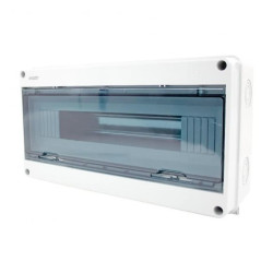 Rozdzielnica n/t IP65 1x18 N+PE 198x363x108mm ABS szara RN-S18 21709