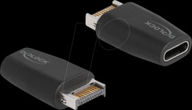 66059 Adapter USB 3.2 Key A male to USB Type-C™ female black