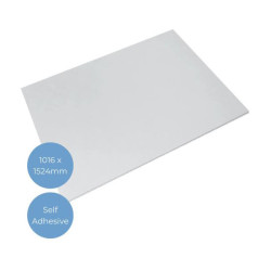 Cathedral Products FBWHT40605SA PK25 Self Adhesive White Foamboard 1524x1016mm