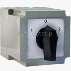 Wyłącznik 16A, 3tory, 3war, ( 1-0-2) obudowa