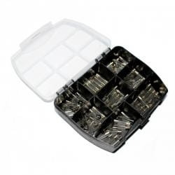 Zestaw bezpieczników szklanych 5x20 (0.5A 30A)80sz