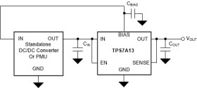 300-mA, low input and output voltage, ultra-low-dropout (LDO) voltage regulator