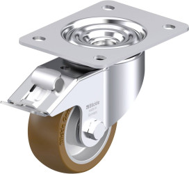 Blickle 921281 LK-ALB 101K-3-FI Rolka obrotowa z blachy stalowej Średnica koła: 100 mm Maksymalne obciążenie: 350 kg 1 s