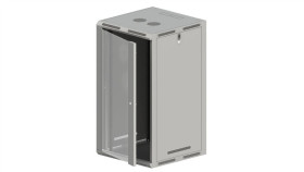 Szafa Rack Wisząca/Stojąca 19 Cali 18U 600X600, Niedzielona, Drzwi Szklane,...