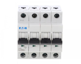 Wyłącznik nadprądowy 4P C 13A 6kA AC PL6-C13/4 166517