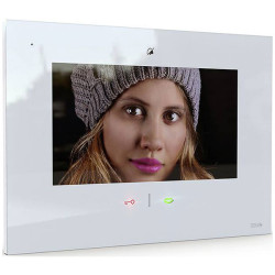 m-e modern-electronics 41269 VDV-907 W Wi-Fi Video Door Intercom White