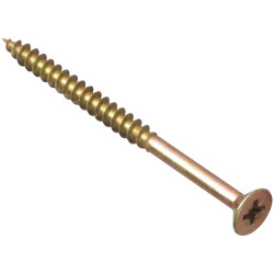 ForgeFix MPS670Y Multi-Purpose Pozi Screw CSK ST ZYP 6.0 x 70mm Box 100