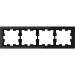 Merten Merten D-Life Ramka poczwórna czerń onyksowy MTN4040-6503