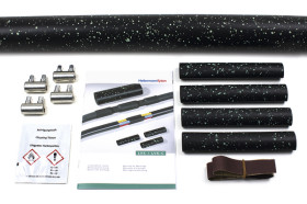 Osłona termokurczliwa średnica przed 55mm średnica po skurczeniu 16mm HellermannTyton dł. 500mm