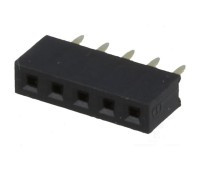 PS200-05S Gniazdo PS do druku 1x5 pin (do listew PH 2.00), jednorzędowe