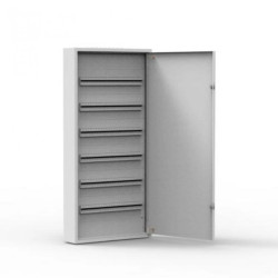 Rozdzielnica natynkowa metalowa 144 modułowa 6x24 544x1136x130 RAL9003 IP30 MN144/6/24