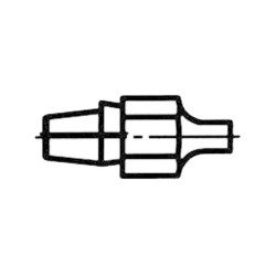 Weller T0051351299 DS 112 Desoldering Nozzle 1.0mm Tip 18mm Long