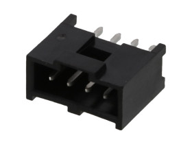 Wtyk PCB 4-pinowe raster: 2.54mm -rzędowe Molex Przewlekany 3.0A 350.0 V.