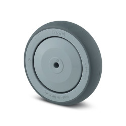 Kółko do wózka, Polipropylen, Szary, obc.: 100kg, śred.: 100mm, szer.: 32mm