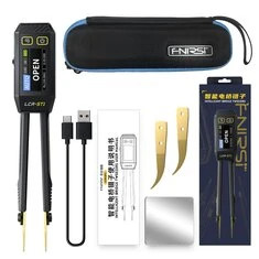 FNIRSI LCR-ST1 Mini Smart Tweezer LCR SMD ESR Tester Oporowość Pojemność Indukcyjność Ciągłość Test Diody Narzędzie Pom