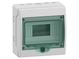 Rozdzielnica hermetyczna natynkowa 8 modułowa 1x8M drzwi transparentne IP65 Mureva mMRV-1-8-NT-T 13443 SCHNEIDER ELECTRIC