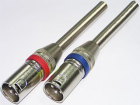 Wtyk mikrofonowy XLR MW160 HQ z odgiętką