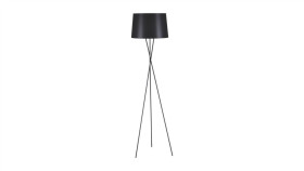 Lampa Podłogowa Remi Black Trójnóg W Minimalistycznym Wydaniu Na E27 K-4353...