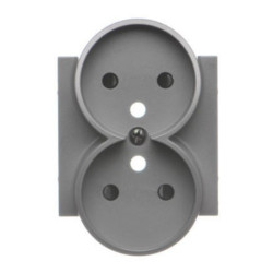 SIMON55 grafit TGZ2MZP/116 Pokrywa gn. podw. zu