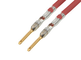 Molex Przewód wstępnie zagniatany M x 150seria: MX150 MX150dł.: 300 mm Czerwony