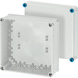 Puszka elektroinstalacyjna ścienna Poliwęglan 150 x 275 x 275mm Szary IP66 HENSEL