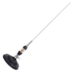Midland C1020 LC 65 CB mobile antenna 102cm stainless steel whip black