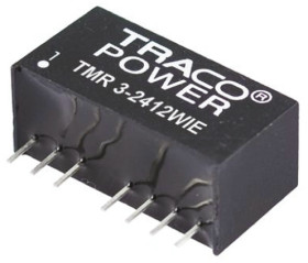 Przetwornica DC-DC, 3W, Uwe 18 → 36 V DC, Uwy 15V dc, Iwy 200mA, TRACOPOWER