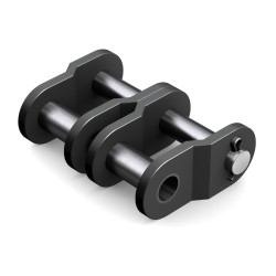 Ogniwo łańcucha rolkowego, typ: 06B-2, połączenie: Łącze offsetowe, Stal węglowa