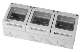 OSPEL45 Puszka natynkowa hermetyczna potrójna 1853 PNH45-3