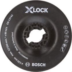 Talerz szlifierski, seria: X-Lock, model: X-Lock, typ: Dysk z tkaniny, śr. wyściółki: 125mm, mocowanie: M14