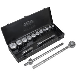 Sealey AK2585 Premier Socket Set 3/4&quot;Sq Drive 12-Point 15pc