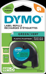 S0721640 Labelling tape, plastic, black/green