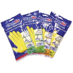 L&#x2B;D 1460-10 CleanGo Natural Rubber Protective Glove XL Pair