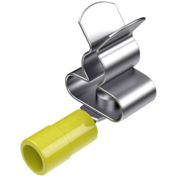 Hebotec 1016-022C HSK-RKS Cable Clip Fastener G6&#xB2; 3-6mm White Plastic