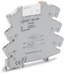 Moduł przekaźnika 24 → 230V ac/dc WAGO SPDT 6A Szyna DIN bieguny 1