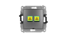 Icon Mechanizm Gniazda Światłowodowego/Optycznego Podwójnego, Bez Pola...