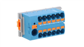 Blok Rozdzielczy Ptfix 10/12X4-Ns35 Bu, Niebieskie Złącze Przemysłowe - 12...
