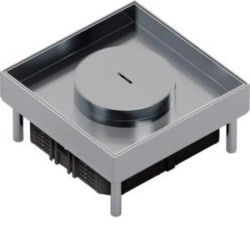 tehalit.VE-EE Pokrywa tubus IP54 20kN EKSQ06 200X200 25mm stal nierdzewna EKSQ060TM25