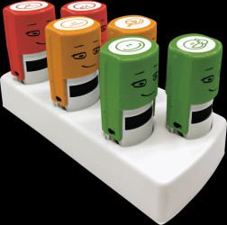 157235 Motif stamp, little NIO, set, 6x emojis