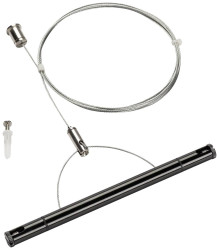 SLV TENSEO 1002697 Drut do powieszenia czarny