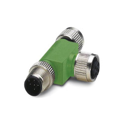 Phoenix Contact 1683468 Y Distributor M12 Plug to 2x M12 Socket Straight