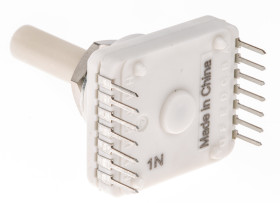 Przełącznik obrotowy, SP12T, 150 mA przy 60 V DC, 60V ac, 12-położeniowy, C & K