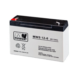 Akumulator 6V-12Ah AGM MWS