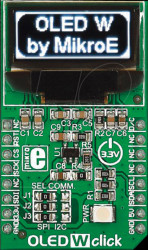 MIKROE-1649 0.82 " OLED - Click Board™, 96 x 39 px, monochrome