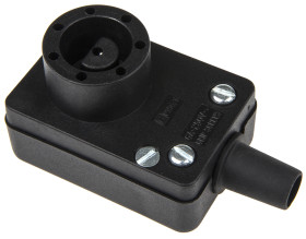 Złącze zasilające Gniazdo Montaż na kablu 8 250 V AC Bulgin