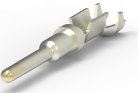 Pin contact, 0.52-0.82 mm², AWG 20-18, crimp connection, nickel-plated, 1924579-3