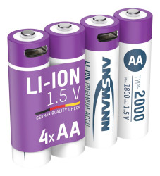 Akumulator AA Litowo-jonowe, 2Ah 1.5V Ansmann Ansmann Li-Ion