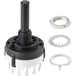 TruComponents 783105 Rotary Switch, not illum, Solder, 12 x 30° positions